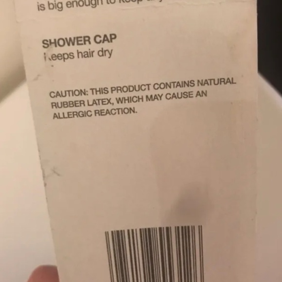 Shower Cap Reusable Large Purple Made of Durable Plastic Brand New Sealed - Picture 5 of 6